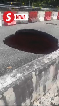 Severe weather caused sinkhole on Lojing-Gua Musang road, says Nanta