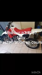 Mbk fxc g2 1987 50cc le mobcross champion de France