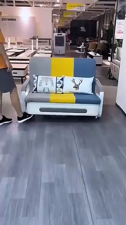 Foldable sofa bed two in one _ Folding furniture ideas _ Folding Furniture For Small Spaces _shorts(360P)