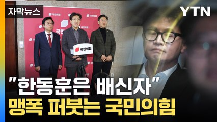[자막뉴스] '한동훈 몰아내기' 나선 국민의힘...탄핵 후폭풍에 '아수라장' / YTN