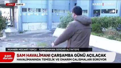 Çarşamba günü açılıyor: İşte Şam Havalimanı'nın son durumu
