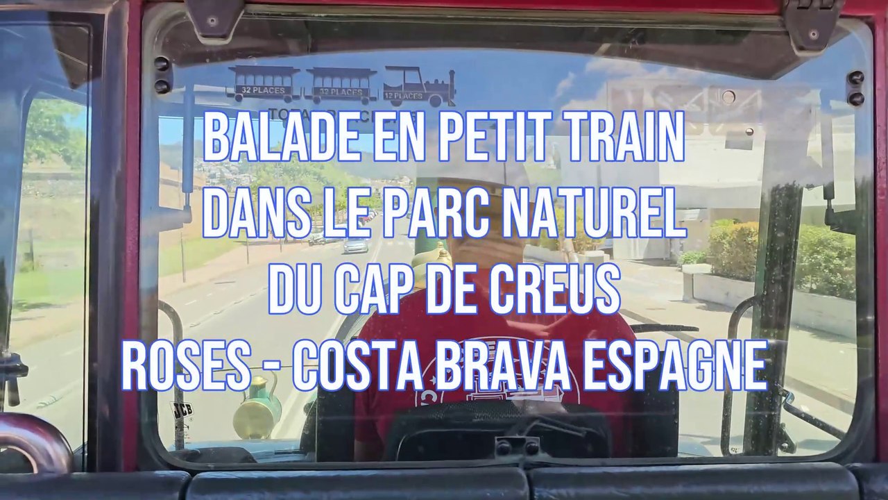 Petit train du Cap de Creus, Roses, Costa Brava. Espagne