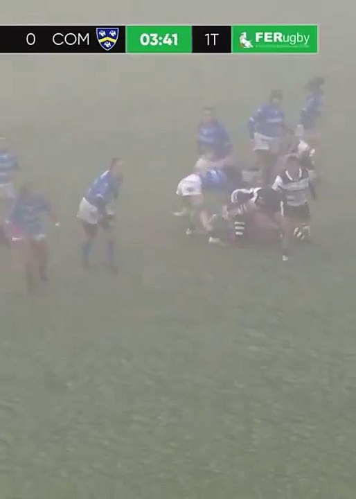 Ensayo de Masoko en el partido entre el Colina Clínic El Salvador y el Complutense Cisneros
