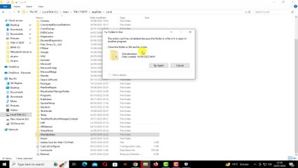 How To Fix the Action Cannot Be Completed Because The File Is Open In Another Program On Win 10/11