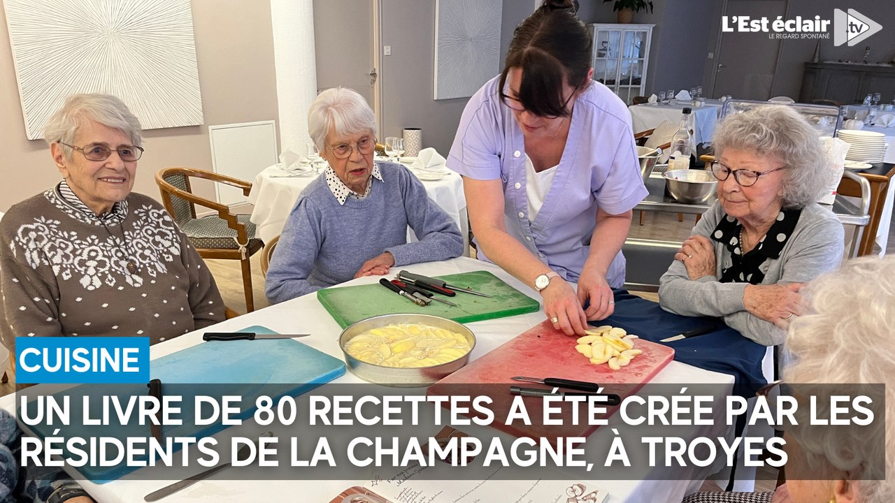 Résidents et personnel de La Champagne à Troyes concoctent un ouvrage culinaire