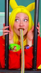 AYE 😄 SLY PIKACHU HACKS 💛 HOW TO SNEAK CANDIES INTO JAIL😂 by Lol!Pop 🍭🍡🍬