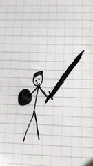 Disegno guerriero Davide 2