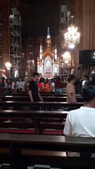 Attending Sunday mass