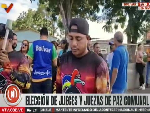 Más de 2 mil ciudadanos fueron postulados a jueces y juezas de paz en el estado Bolívar