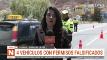 4 vehiculos detenidos