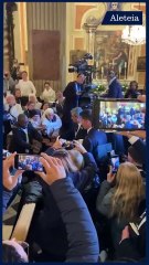 Pape en Corse, les images d'une visite historique !