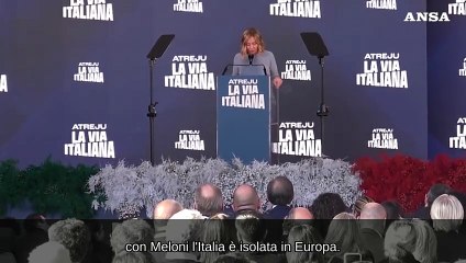Meloni: "Schlein ha altre priorita', come il rap o cantare al Gay pride"