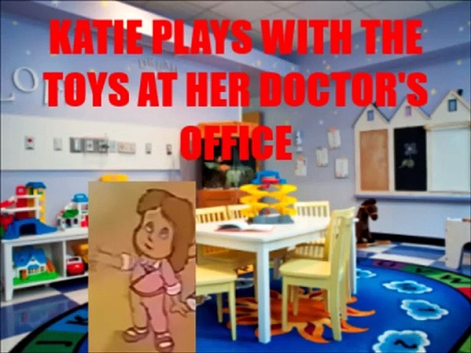 Katie Plays With The Toys At Her Doctor's Office
