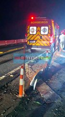 1° Tenente Kássia Patrícia dos Santos Feitosa, da 4º Cia Independente de Bombeiro Militar de Cianorte sobre acidente com carro no rio Ligeiro