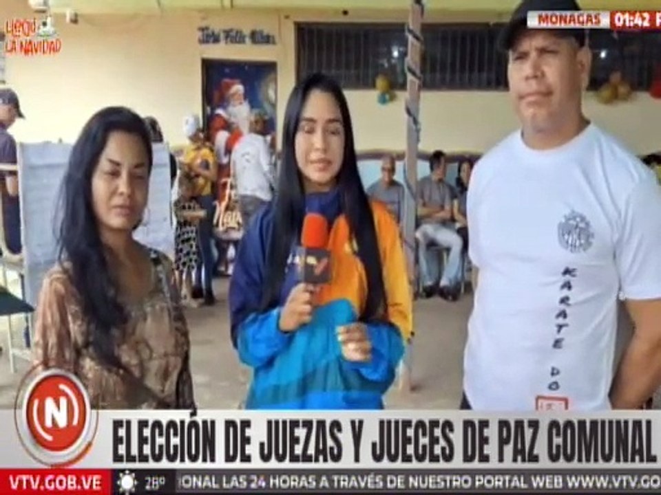 Monagas | Ciudadanos salen a ejercer su derecho al sufragio para la elección de jueces de paz