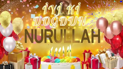 NURULLAH - Doğum Günün Kutlu Olsun Nurullah