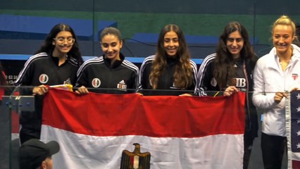 Championnats du monde de squash par équipes - Finale femmes (Egypte - Etats-Unis)