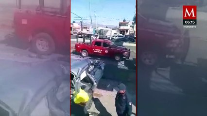 Conductor ebrio provoca choque y deja seis lesionados en Pachuca