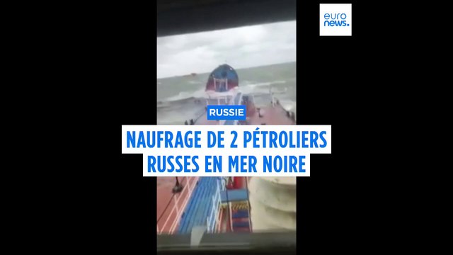 Deux pétroliers russes endommagés par une tempête en Mer Noire : un mort et une fuite de pétrole