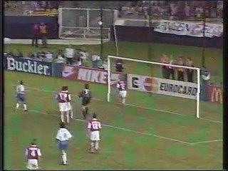 Goles Históricos: Gol de Nayim Zaragoza 2 - Arsenal 1 (Recopa Europa 1995)