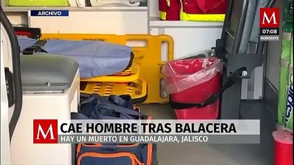 Detienen a un hombre que portaba sub ametralladora después de balacera en Guadalajara