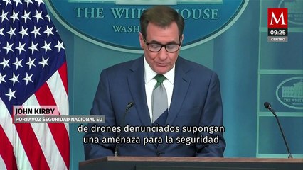 Estados Unidos reporta presencia de drones; desconocen su procedencia