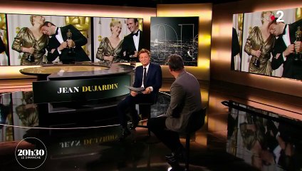Jean Dujardin révèle dans l'émission 20h30 le dimanche pourquoi il n'a aucun regret au sujet de sa courte carrière hollywoodienne après son Oscar du meilleur acteur.