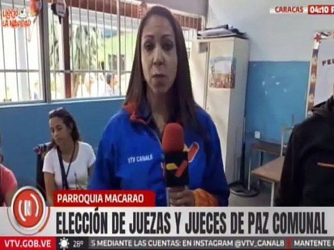 Caraqueños siguen ejerciendo su derecho al voto en la parroquia Macarao