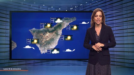 La previsión del tiempo en Canarias para el 16 de diciembre de 2024, en Atlántico Televisión.