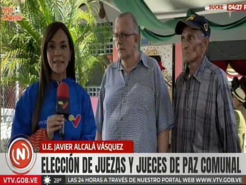 Habitantes de Cumaná continúan participando en la elección de jueces de paz comunal