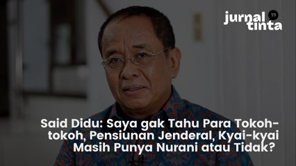 Said Didu Berharap Prabowo Juga Perhatikan Rakyatnya yang Digusur Gara-gara Projek Konglomerat PIK 2