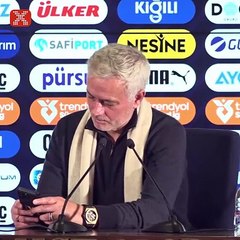 Jose Mourinho: "Türkiye'de durum böyle ama seviyorum"