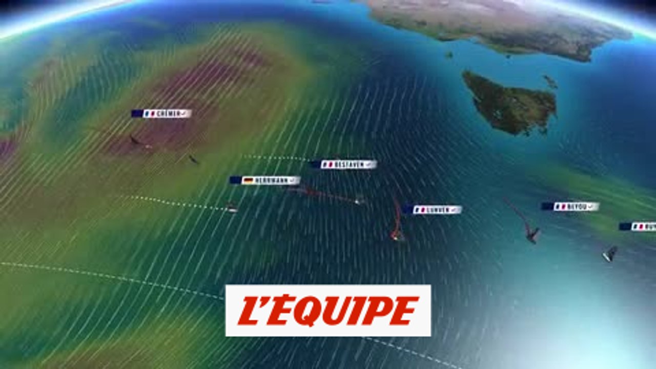 Richomme fond sur Dalin - Voile - Vendée Globe