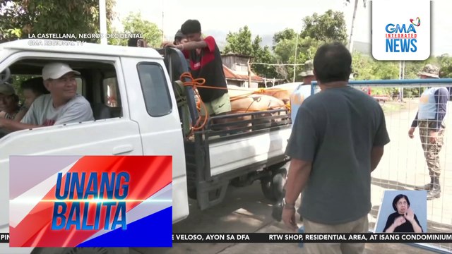 Mandatory evacuation, ipinatutupad sa mga barangay na malapit sa Bulkang Kanlaon | Unang Balita