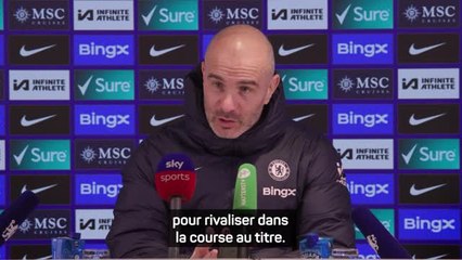Chelsea - Maresca : "Pas encore prêts à rivaliser pour le titre"