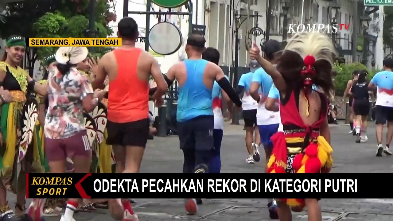 Pelari Nasional Odekta Elvina Rebut Podium Pertama di Semarang 10K 2024, Pecahkan Rekor Nasional