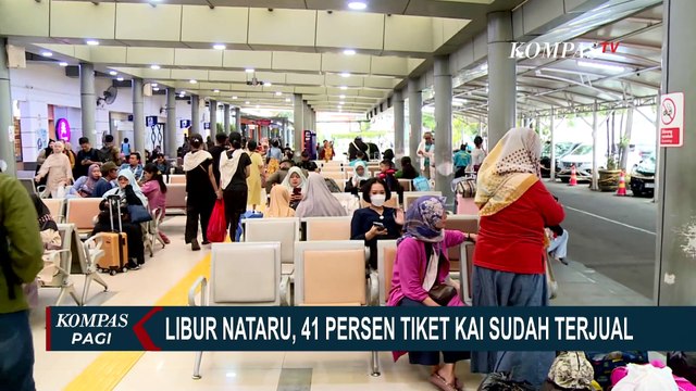KAI Prediksi Lonjakan Penumpang saat Nataru, 59 Persen Tiket Masih Tersedia | SERIAL NATARU