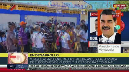 Pdte. Nicolás Maduro felicita al pueblo que con alegría eligen a los jueces de Paz de cada sector