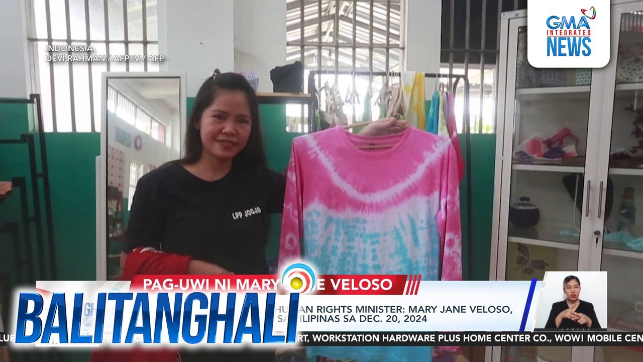 Indonesian Sr. Law and Human Rights Minister - Mary Jane Veloso, posibleng ma-repatriate sa Pilipinas sa Dec. 20, 2024 | Balitanghali