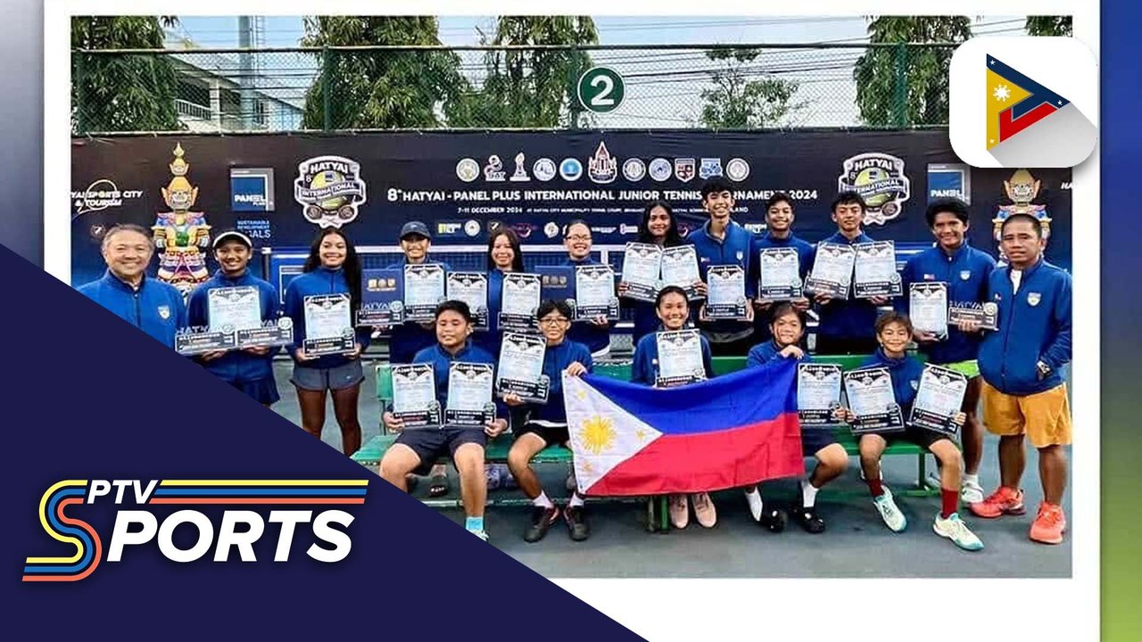 Unified Tennis Philippines Team, wagi sa 8th Hat Yai International Tennis Tournament sa Thailand
