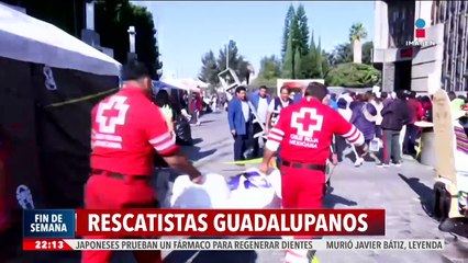 Veteranos de la Cruz Roja Mexicana atendieron emergencias en la Basílica de Guadalupe