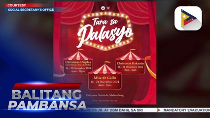 Simbang gabi sa Malacañang, nagsimula na