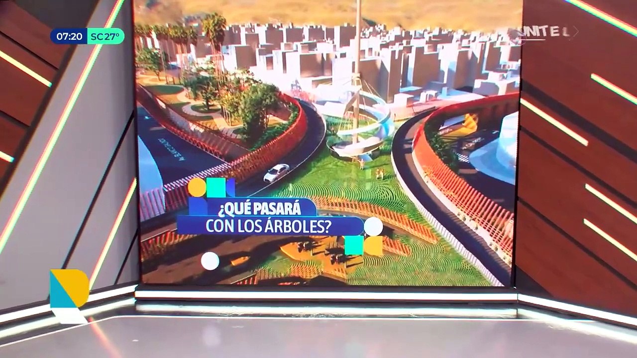 Cochabamba: Evalúan el trasplante de árboles que se encuentran cerca de la obra del distribuidor vehicular