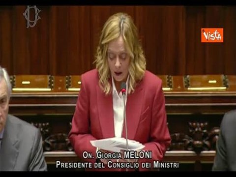 Gli auguri di buon compleanno di Meloni a Papa Francesco durante il suo discorso alla Camera