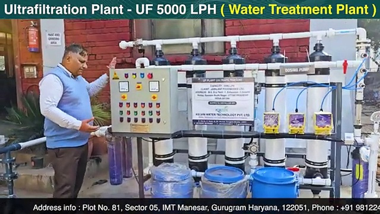 Ultrafiltration Plants-UF 5000 LPH