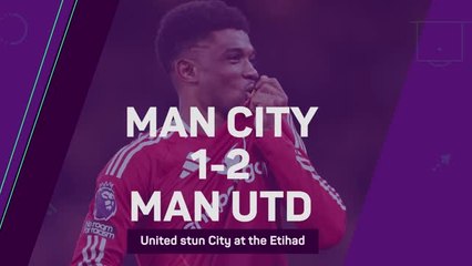 United stun City at the Etihad - Data Review