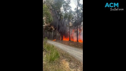 Bushfire south-east of Creswick - The Courier - December 16, 2024