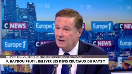 «Vous connaissez les socialistes, quand l’assiette au beurre n’est pas loin ils peuvent changer d’avis», selon Nicolas Dupont-Aignan