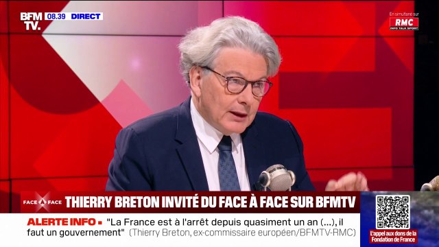 Déficit: Nous avons encore un peu de temps pour éviter des méthodes 'à l'Argentine' , déclare Thierry Breton