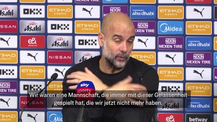 Guardiola komplett frustriert: "Ich bin nicht gut genug"